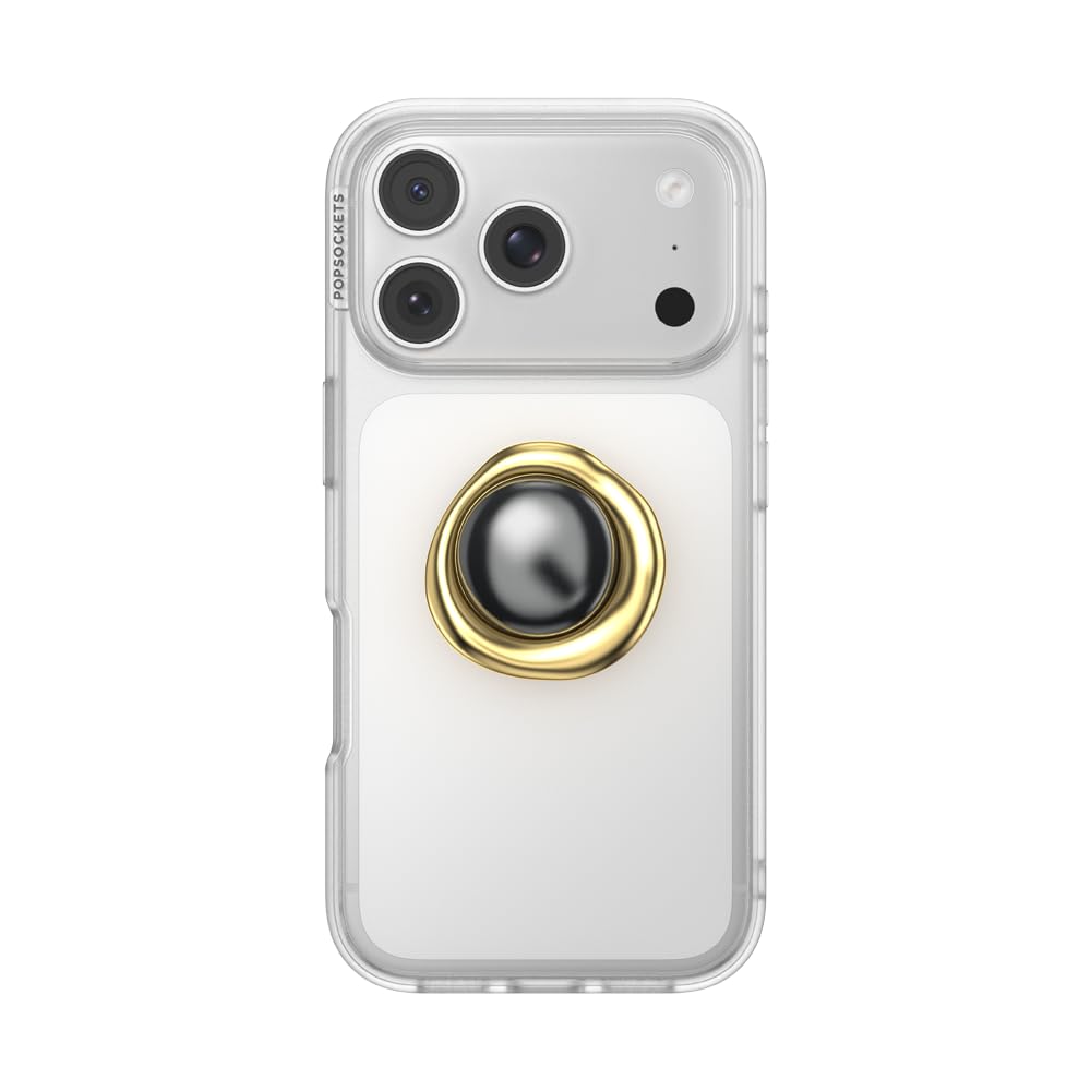 PopSockets - Agarre calcomanía para teléfono, Soporte, Soporte para teléfono, Vidrio, Ojo del Espectador, Dorado