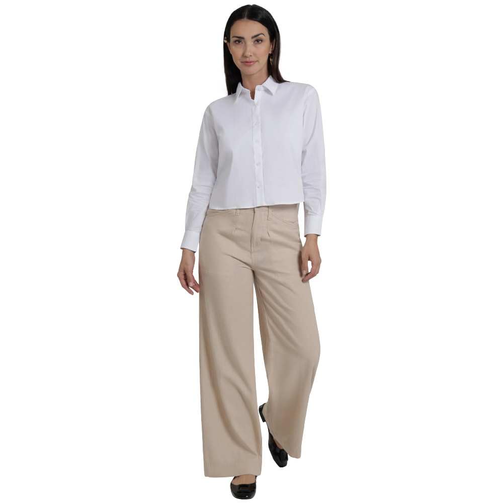 Lee Camisa Regular de Algodón para Mujer
