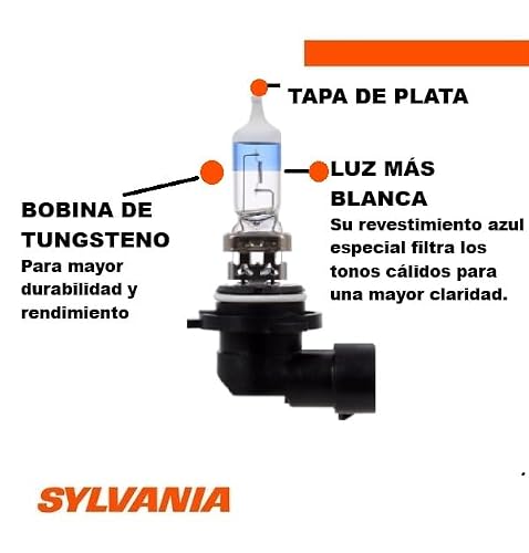 Foco Sylvania 9006 XtraVision White Luz Baja Delantera Duo-Pack