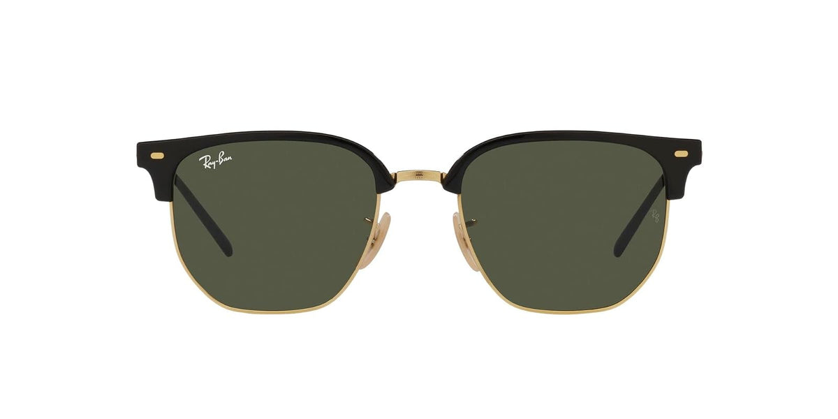Ray-Ban RB4416 New Clubmaster - anteojos de sol cuadradas - Verde - 51 Milímetros