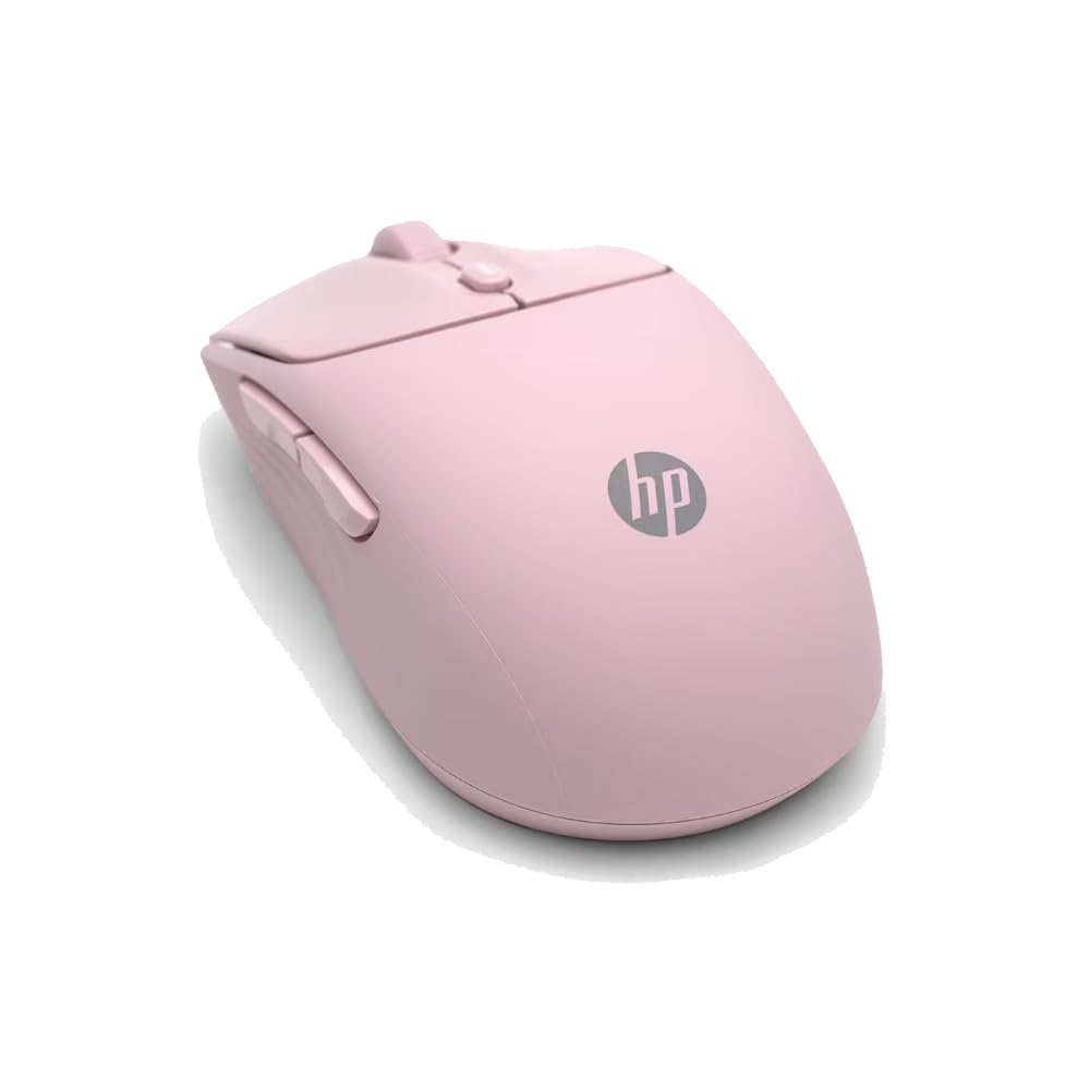 HP Mouse 400 Quiet Inalámbrico Silencioso, Bluetooth y 2.4 GHz - Rosa