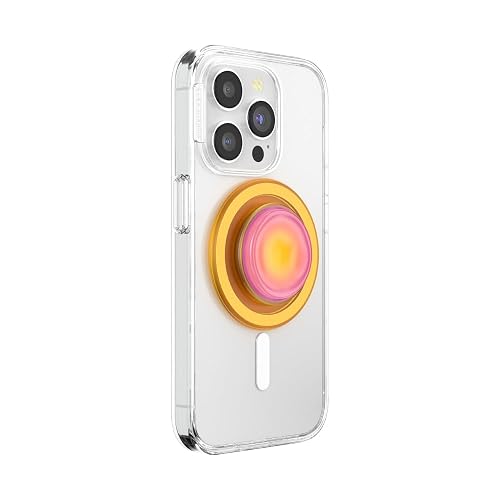 PopSockets - Agarre para teléfono MagSafe, Agarre magnético Seguro y Soporte para teléfono, Soporte Manos Libres, Compatible con Carga inalámbrica, Lindos PopSockets - Jelly Sunni