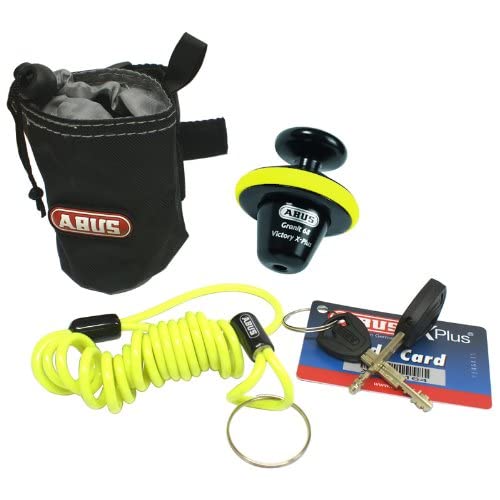 ABUS Granit Victory X-Plus 68 Disc Lock w/Rollup - 14mm/Hi-Visibility Yellow