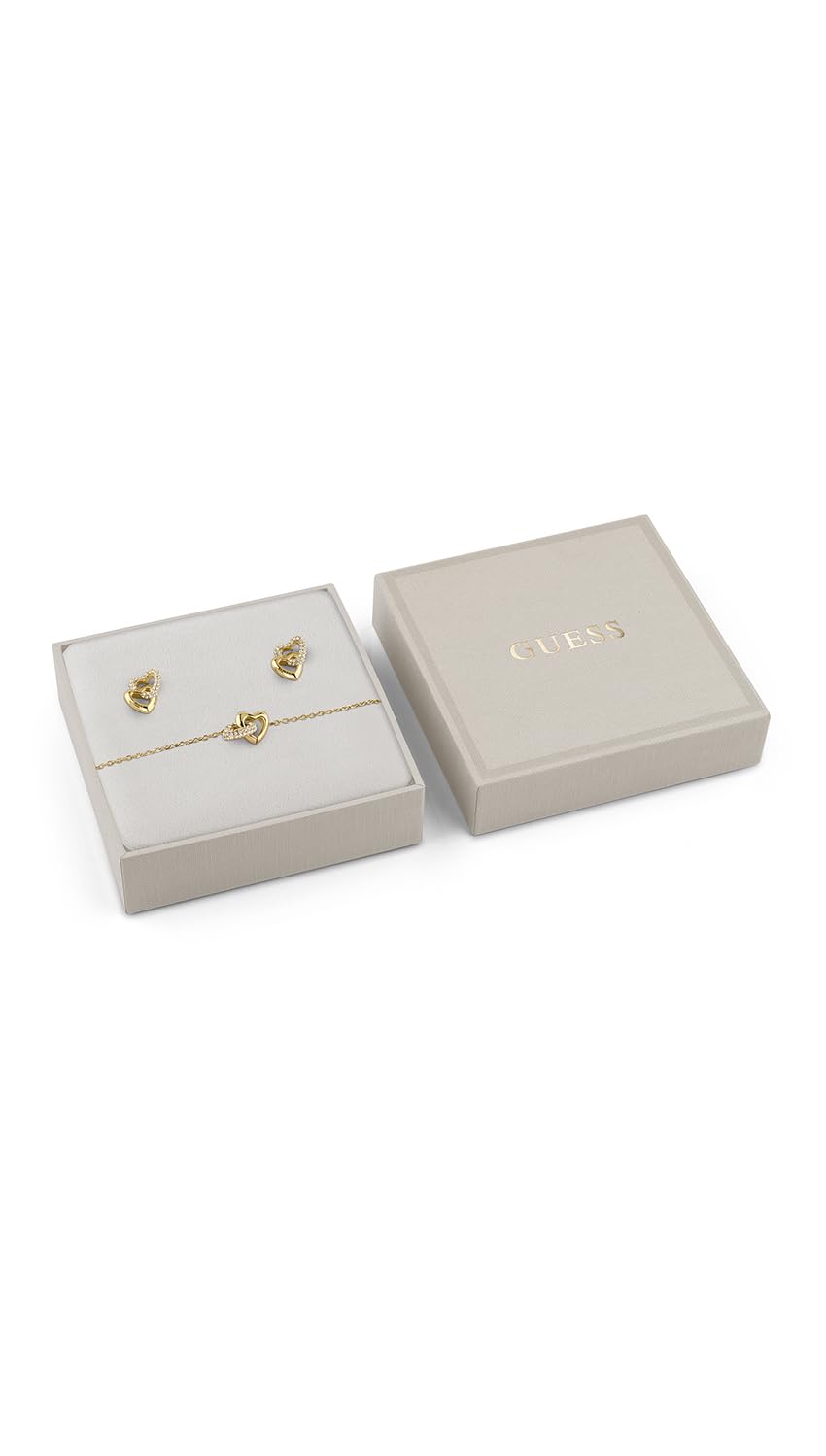 GUESS Box Set Pulsera para Mujer BELOVED color Dorado