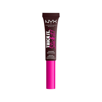 NYX Thick It Stick It Máscara de Cejas en Gel, Tono Black - Espresso - MAKEUP