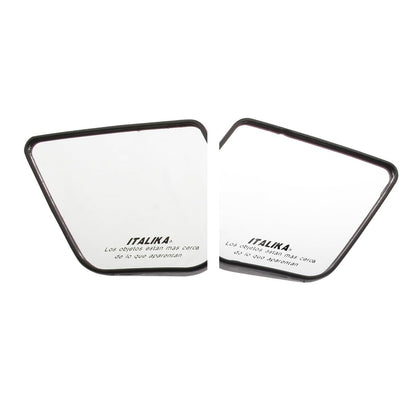 Italika Juego de Espejos Negro para Motocicleta DM 200, DM125, DM150 Sport