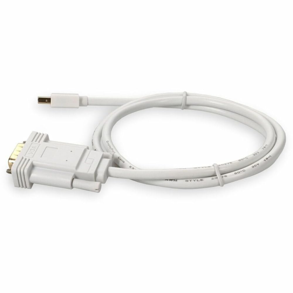 AddOn Cable Mini-DisplayPort 1.1 Macho a VGA Macho Blanco para resolución de hasta 1920 x 1200 (WUXGA)