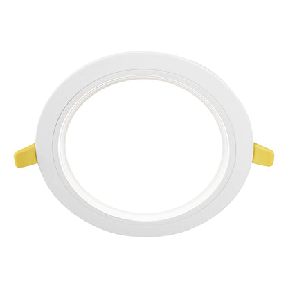 Construlita Lámpara LED de Techo Empotrado, 12 W, Luz Cálida 3 000 k, Color Aluminio, 127 - 220 Volts, Downlight LED