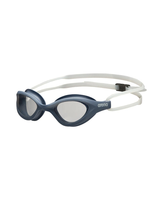ARENA - anteojos de natación unisex 365 para nadadores de fitness, cómodas y antivaho, diseño hermético, sin espejo, para nadar, hombres y mujeres, transparente/gris azul/transparente