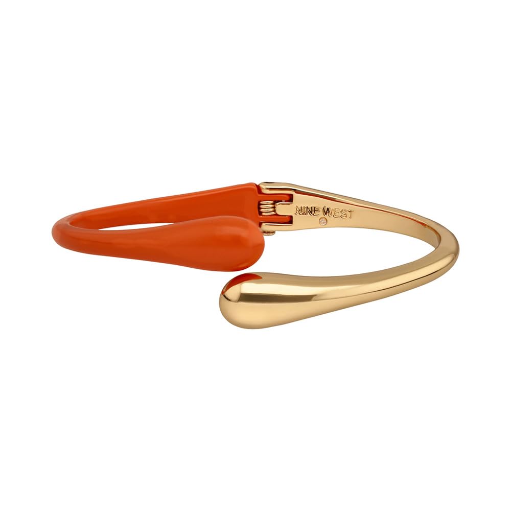Nine West Pulsera Dorado Rígida para Mujer