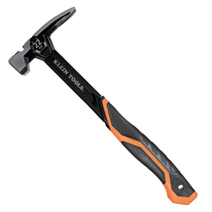 Klein Tools H80922S - Martillo de encuadre de cara lisa con garra recta, acero forjado de 22 onzas, iniciador de uñas magnético y cara cuadrada extragrande