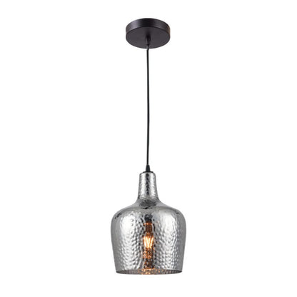 Tecnolite Lámpara Colgante de Cristal 1.26 m de Altura, Potencia Máx. 60 W, 1 Base E27, No incluye foco