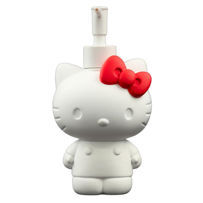 Collectibles Peanuts Snoopy - Soporte para cepillos de Dientes - Vaso para brochas de Maquillaje (Producto Oficial) de Franco - Rojo - Dispensador de bomba Hello Kitty