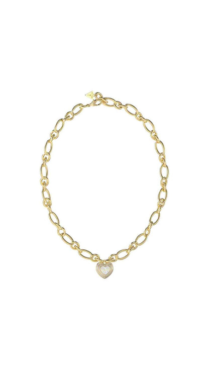 GUESS Collar para mujer amami color dorado jubn04023jwygwht/u
