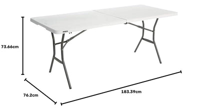 LIFETIME 25011 Mesa Plegable, 6 Pies