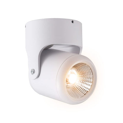 Tecnolite Lámpara Spot LED de Sobreponer Dirigible 10 W, Luz Suave Cálida, IRC 90, LED integrado