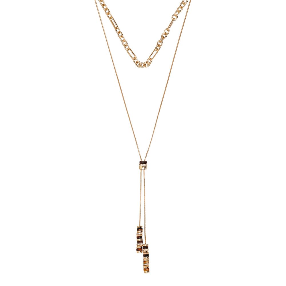Nine West Collar Dorado Corbatin para Mujer