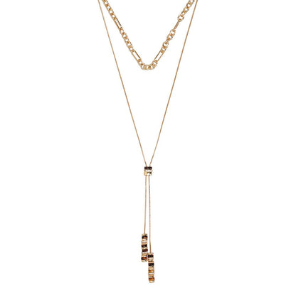 Nine West Collar Dorado Corbatin para Mujer