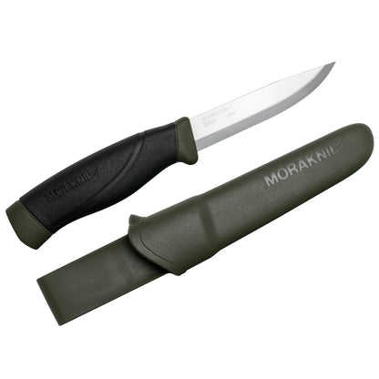 Morakniv Companion Cuchillo resistente con hoja de acero al carbono Sandvik, 0.125/4.1 pulgadas