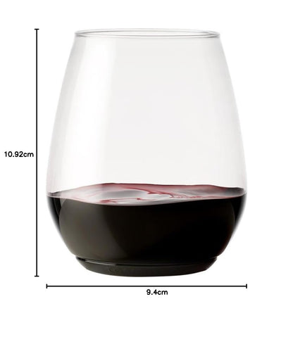 tossware Tumbler - Vasos 18 oz, Transparente, Paquete de 12