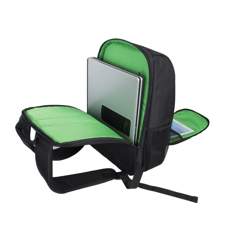 Rivacase 7490 (PS) mochila Poliéster Negro - Mochila para portátiles y netbooks (Poliéster, Negro, Monótono, 300 mm, 155 mm, 430 mm)