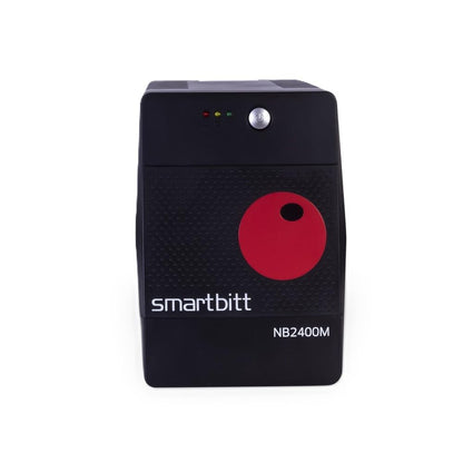 Smartbitt No Break Interactivo de 2400 VA / 1200 W con 8 Contactos, Negro, SBNB2400M