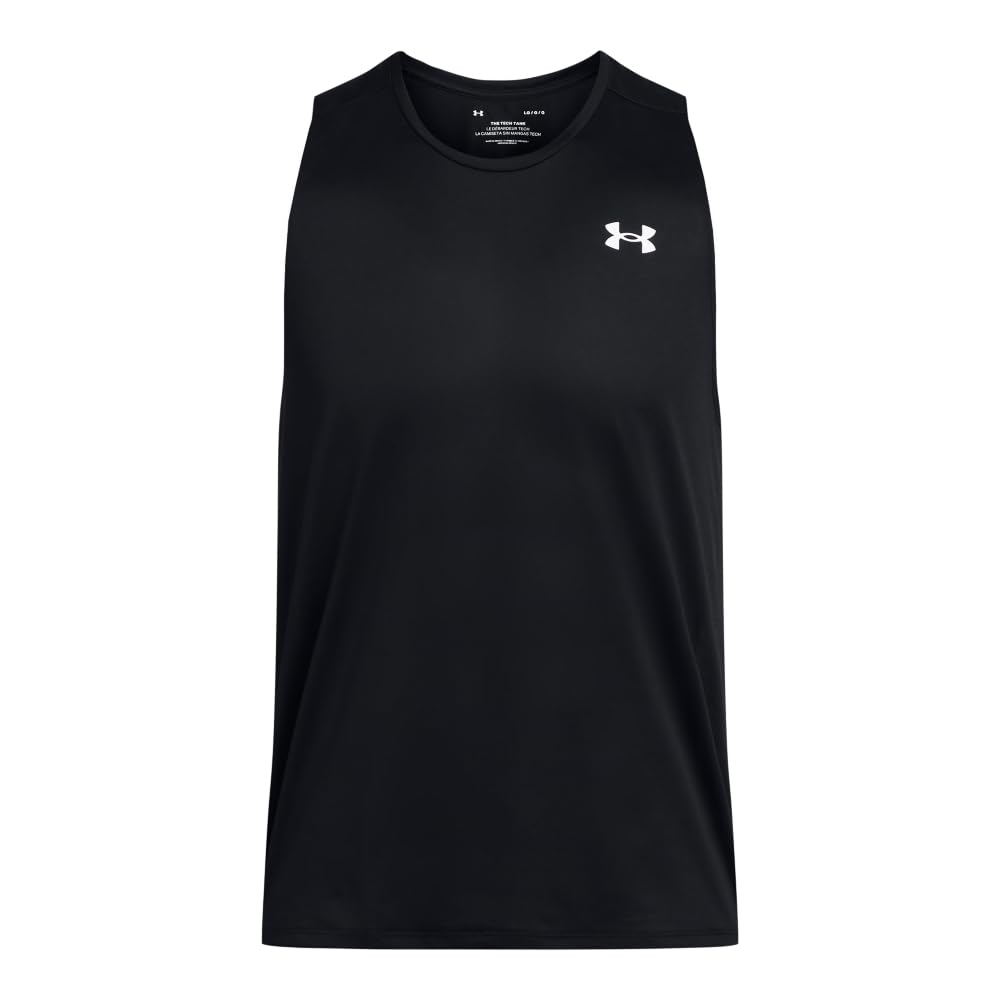 Under Armour Playera sin Mangas Tech Playera para Hombre - Negro - XXL
