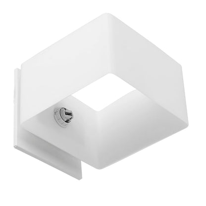 Tecnolite Lámpara de Interior Sobreponer en pared, color Cristal Blanco TL-2021/B