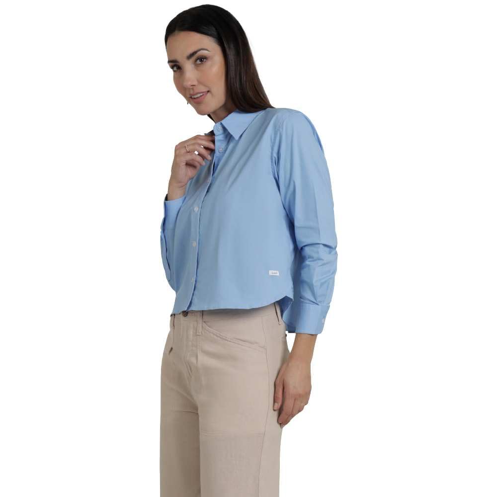 Lee Camisa Regular de Algodón para Mujer
