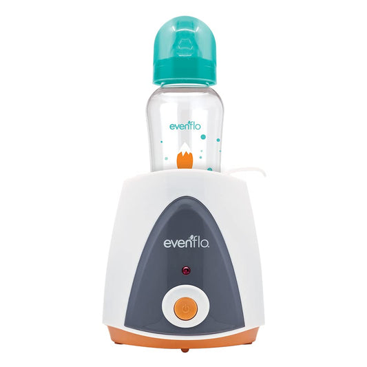 Evenflo Calentador de Biberones Eléctrico, Sistema de Apagado Automático, Compatible con Biberones de Cuello Ancho y Estándar, Calienta en 4 Minutos, Libre de BPA