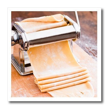 3dRose ht_208065_3 Pegatina con Máquina de pasta con masa, Sudáfrica - Transferencia de calor con plancha, 10 x 10", para material blanco