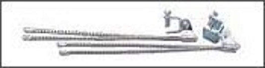 Superior 26-6331 Duplex Individual Curb Feeler, Cromo, 10.5 Pulgadas de Largo