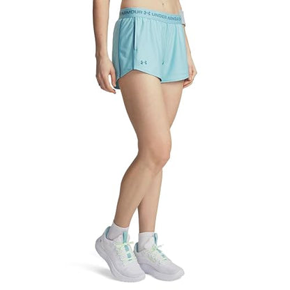 Under Armour Tech Play Up - Pantalones Cortos para Mujer