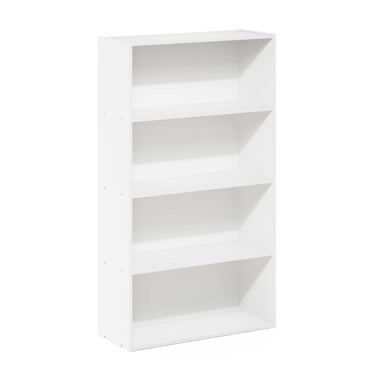 Furinno Pasir Estantería de 4 Niveles, Color Blanco