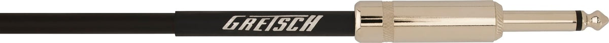 Gretsch Cable para Guitarra y Bajo, Recto/Ángulo, 10 Pies, Color Negro