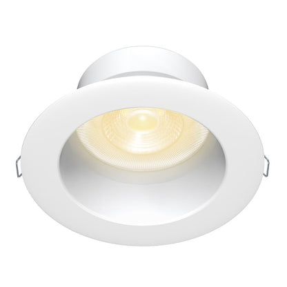 Tecnolite - Lámpara Empotrable de Techo Downlight LED 10 W, Luz Cálida Brillante, No atenuable, Multivoltaje