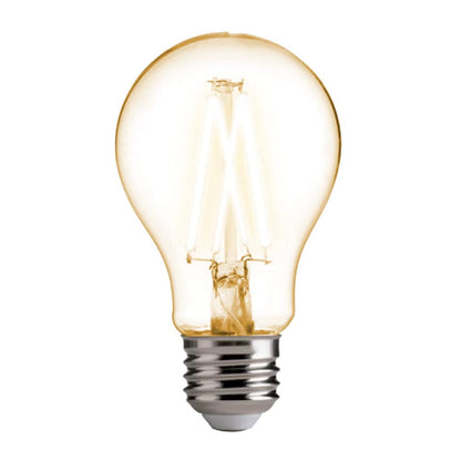 Tecnolite Connect Foco LED Inteligente Filamento A19 WiFi 5.5W - Luz Blanca Dinámica, Atenuable, Bombilla Compatible con Alexa, Google Assistant, Atajos de Siri y App móvil