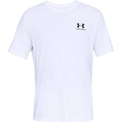 Under Armour Sportstyle Left Chest Camiseta de Entrenamiento para Hombre - Blanco - CH