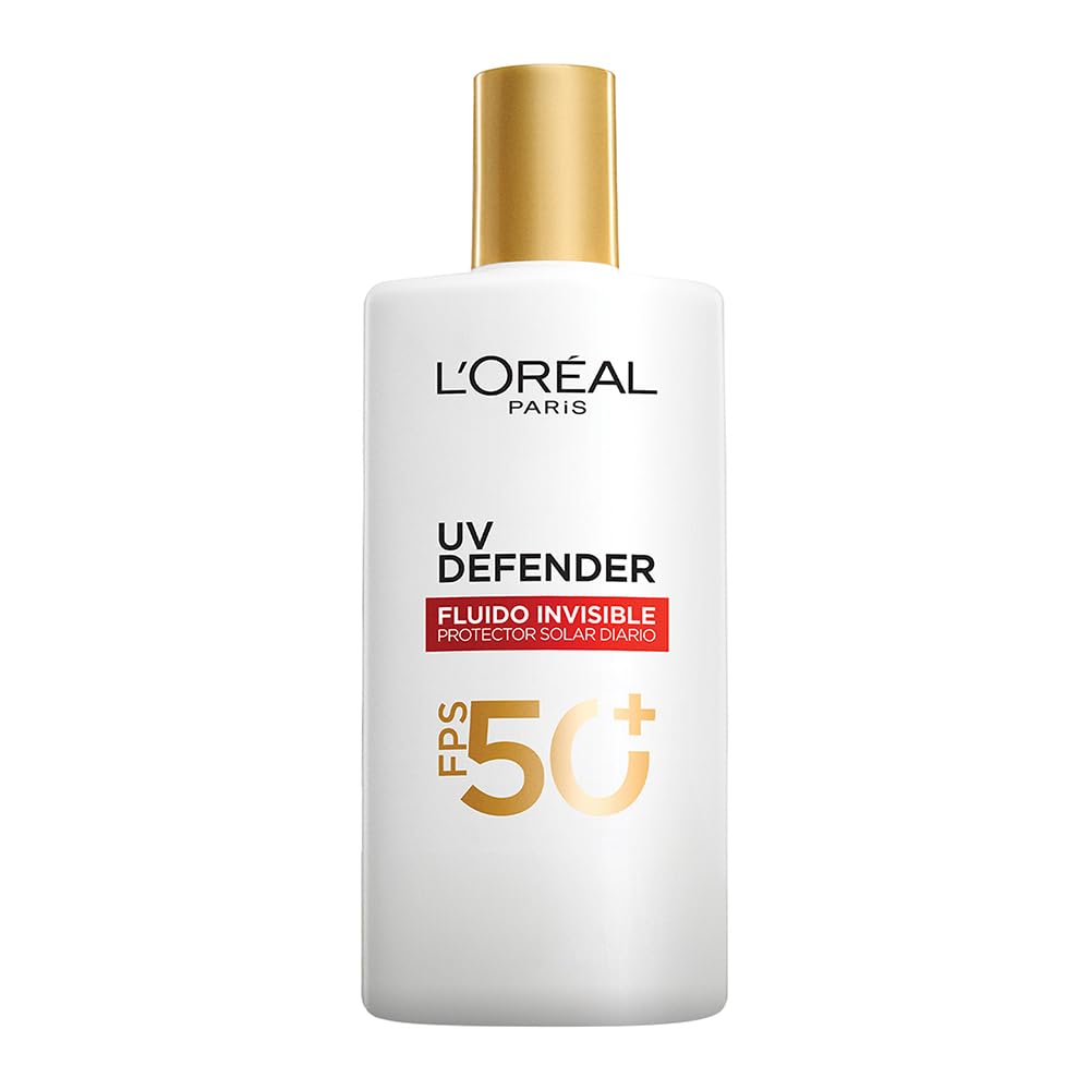 L'Oréal Paris UV Defender Protector Solar Facial FPS50+ 40 ml - Blanco