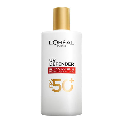 L'Oréal Paris UV Defender Protector Solar Facial FPS50+ 40 ml - Blanco