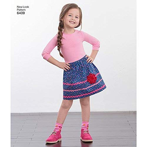 New Look UN6409A - Patrón de Costura para Confeccionar Mocasines Infantiles (3-4-5-6-7-8)