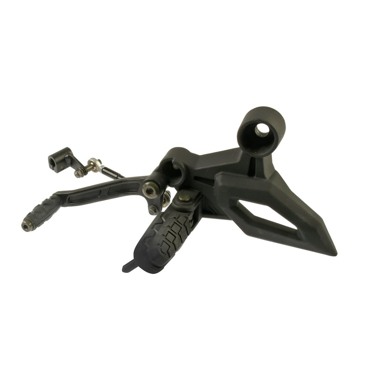 ITALIKA F11010481 Conjunto Posapie Delantera Izquierdo, Negro