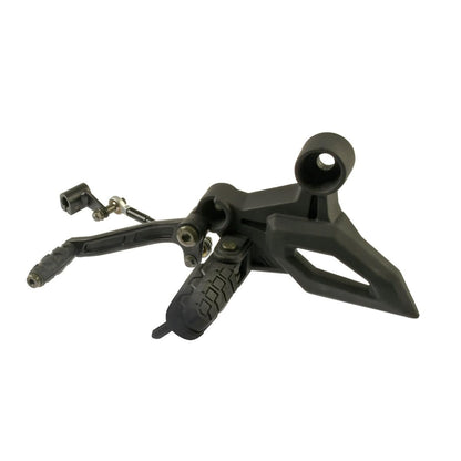 ITALIKA F11010481 Conjunto Posapie Delantera Izquierdo, Negro