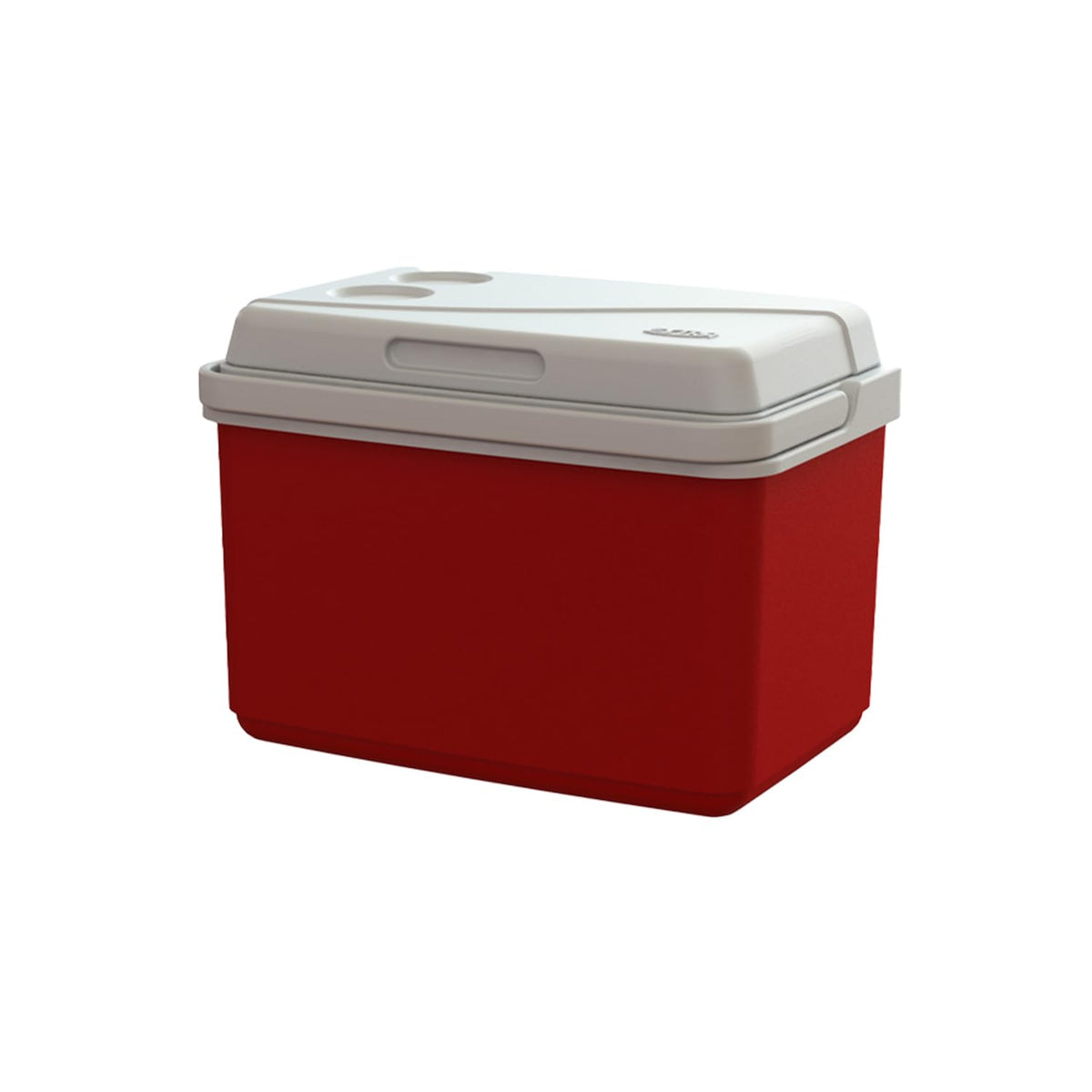 Estra Hielera Rígida 10L Portátil | Trabajo, Deporte y Picnic | 24.7x35.1x25.8 cm (10.5 QT), libre de BPA, hasta 12 latas, manija ergonómica - Rojo