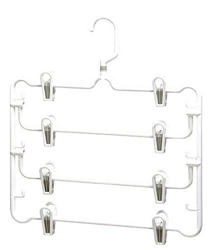 Whitmor Percha de Ropa de plástico de 4 Niveles, Acero