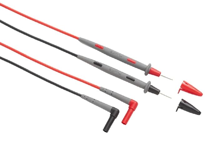 Fluke - TL71-1 TL71 Juego de cables de prueba premium, ángulo recto