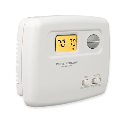 Emerson 1F78-144 Termostato digital de calor/frío, blanco
