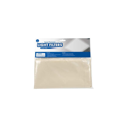 Educational Insights Mini Light Filters. Blanco 2' x 2', paquete de 4, reduce el brillo y el parpadeo, fácil instalación para oficinas, hospitales, hogar y aulas