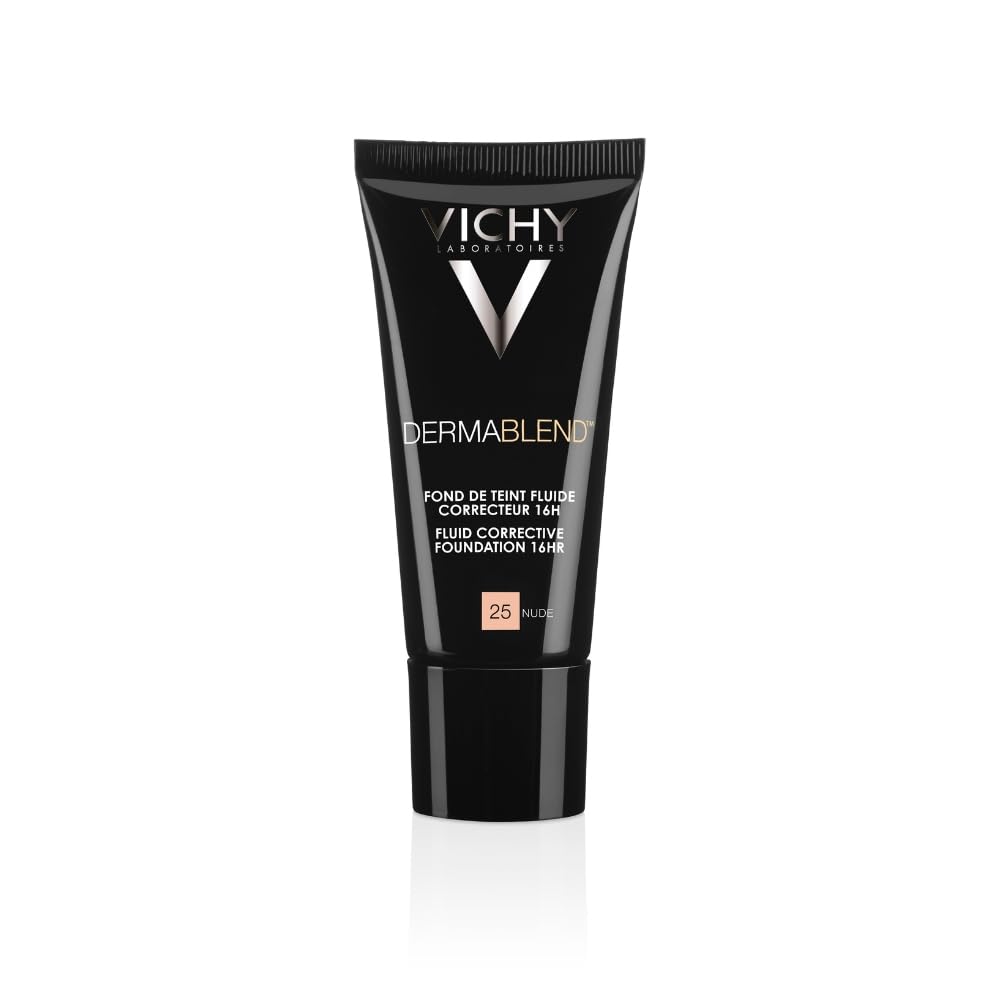 Vichy Dermablend Base de Maquillaje Fluida Alta Cobertura FPS35 - 25 NUDE