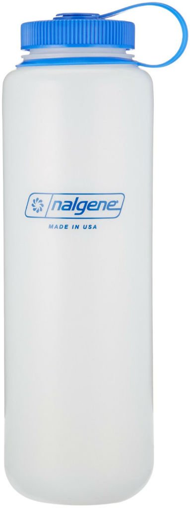 Nalgene 340605 48 Oz HDPE Wide Mouth Bottle - Clear - 1.5 Litros